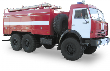 Автоцистерна пожарная АЦ-6,0-40 (КАМАЗ-5350) (одна кабина)