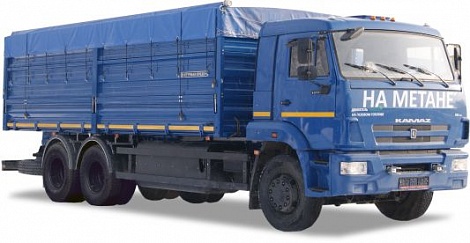 Самосвальный зерновоз 68907С на шасси КАМАЗ 65117-865-37 CNG