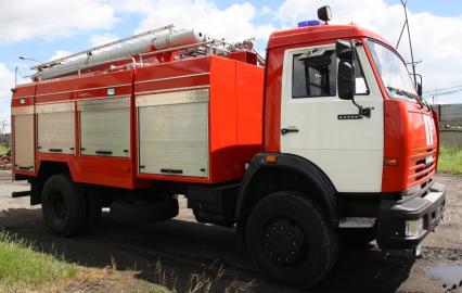 Автоцистерна пожарная АЦ-5,0-40 (КАМАЗ-43253) (одна кабина)